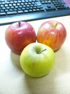 サンフジ、シナノスイート、シナノゴールド = 林檎 = Apples