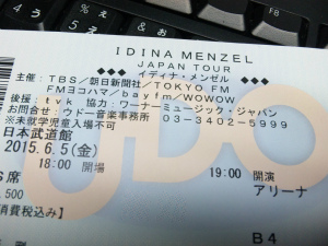 Idina Menzel 東京公演2015/06/05 武道館